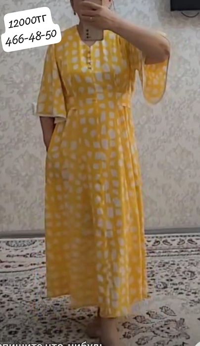 Платье из штапеля