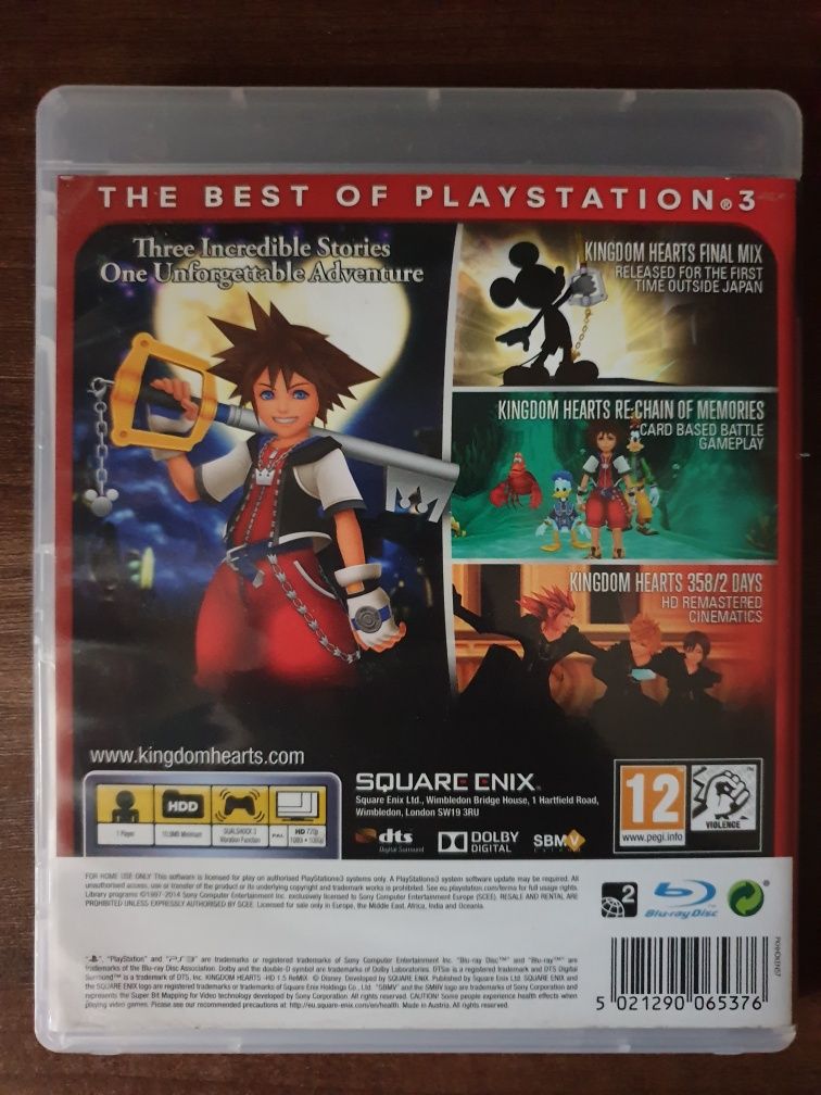 Kingdom Hearts HD 1.5 Remix Essentials PS3/Playstation 3