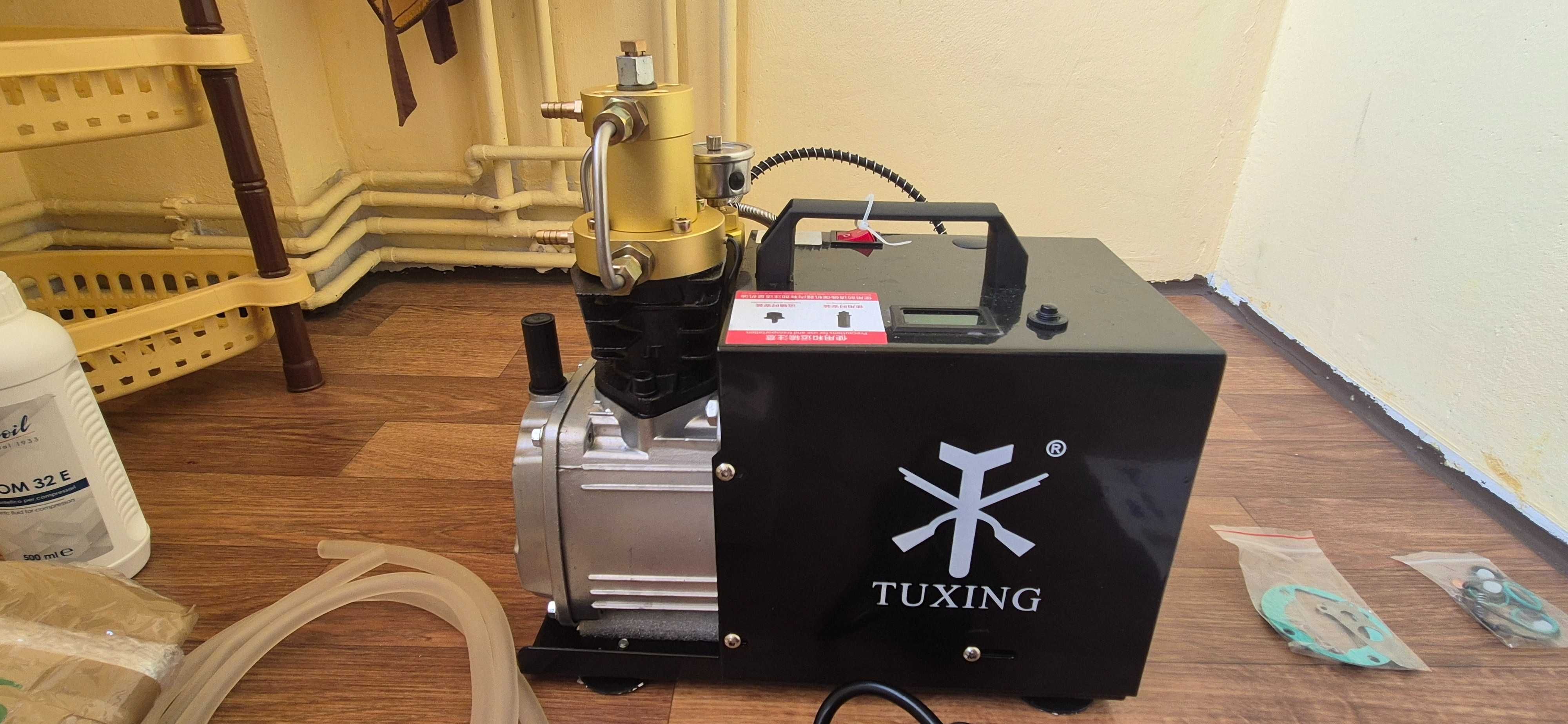 Compresor de aer 300 bar 4500 psi + sticlă de 2 litri
