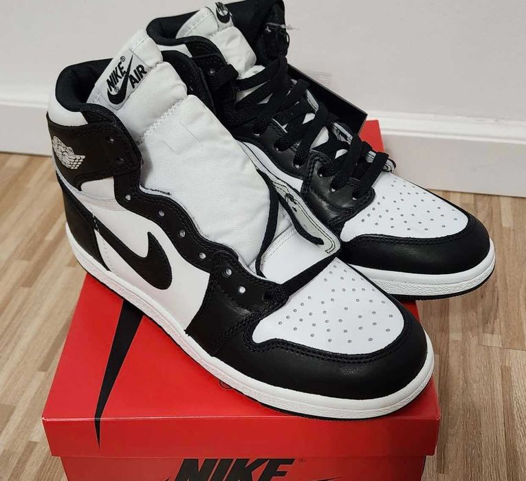 Ghete Jordan 1 Mid Black&White