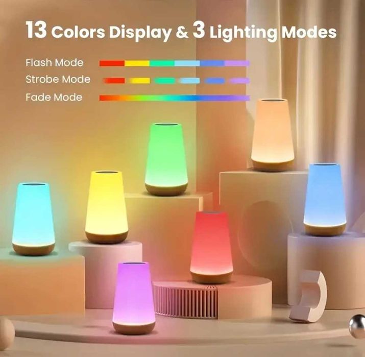 LED лампа RGB с дистанционно управление