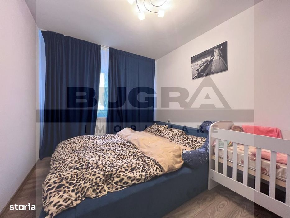 Apartament de 3 camere, 52mp, parcare, Apahida