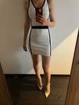 Rochie alba de vara Mango