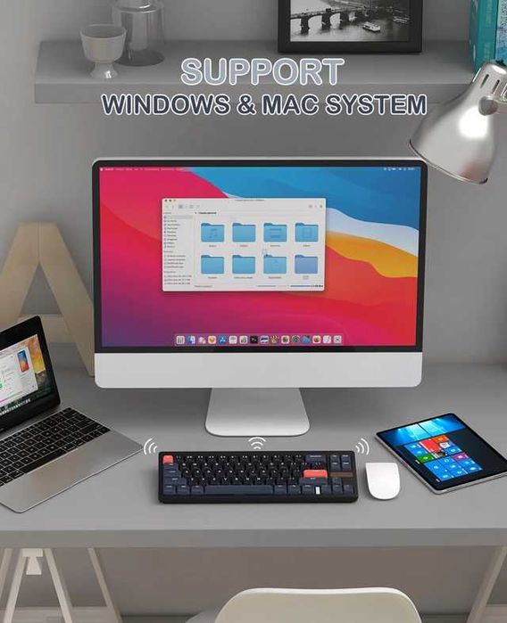 Tastatură mecanică wireless MAGIC-REFINER RKL680,