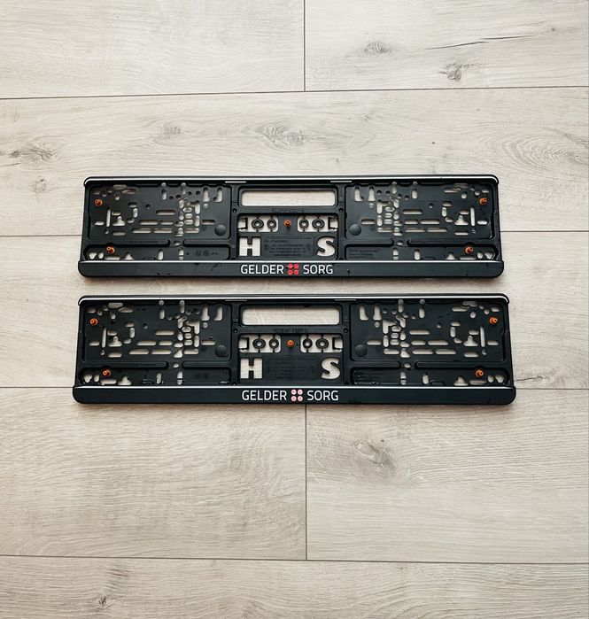 Оригинални немски подложки за номера за Mercedes/Porsche