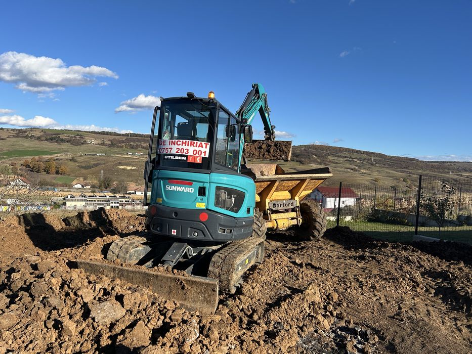 Excavator 3.8 de inchiriat