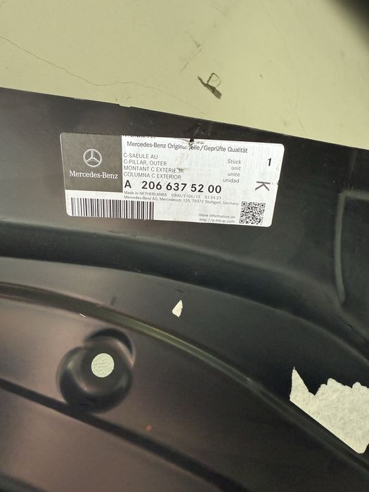 Детайли за Мерцедес w206