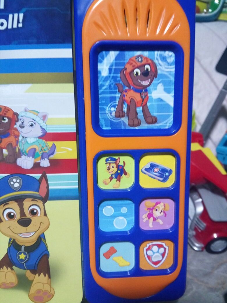 carte interactiva cu sunete, telefon Patrula catelusilor Paw patrol