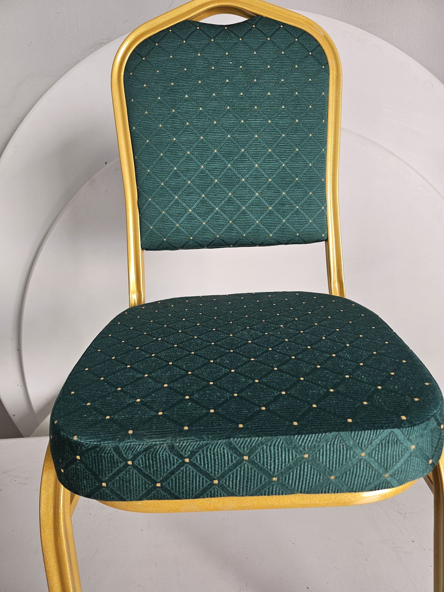 Scaune tapitate stofă verde