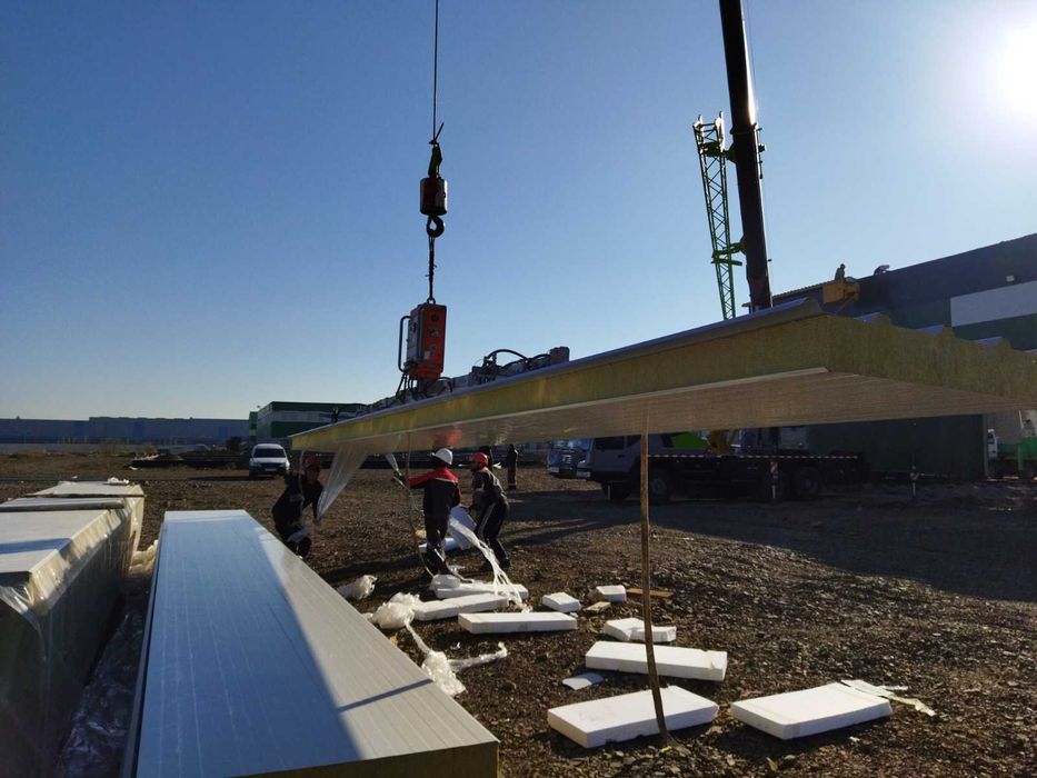 Сэндвич-панели стеновые и кровельные