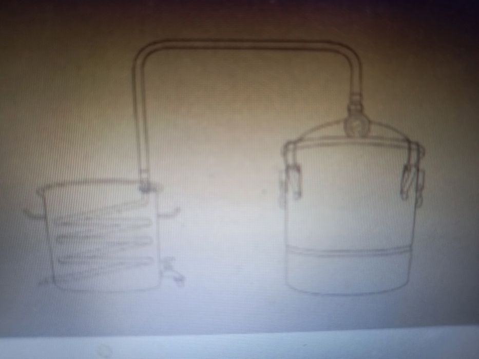 Cazan Țuică din inox alimentar + cupru  50 L compet cu răcitor