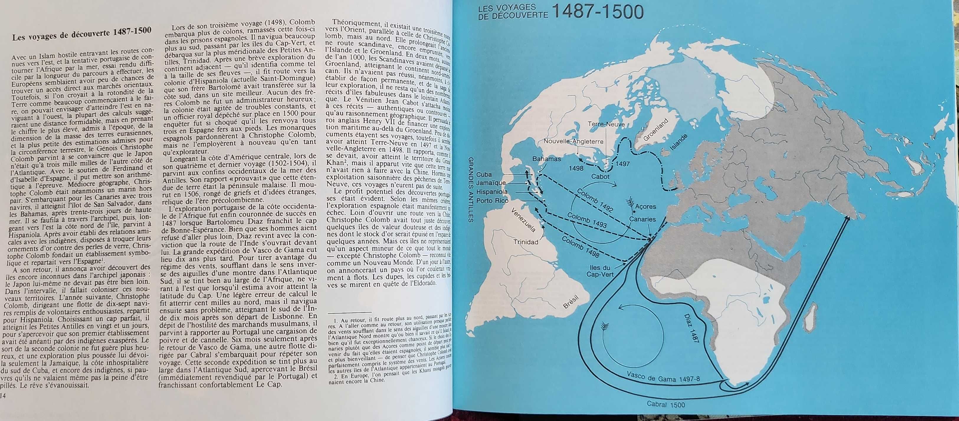 Комплект от 4 исторически атласа / Atlas de l'histoire tome 1-4