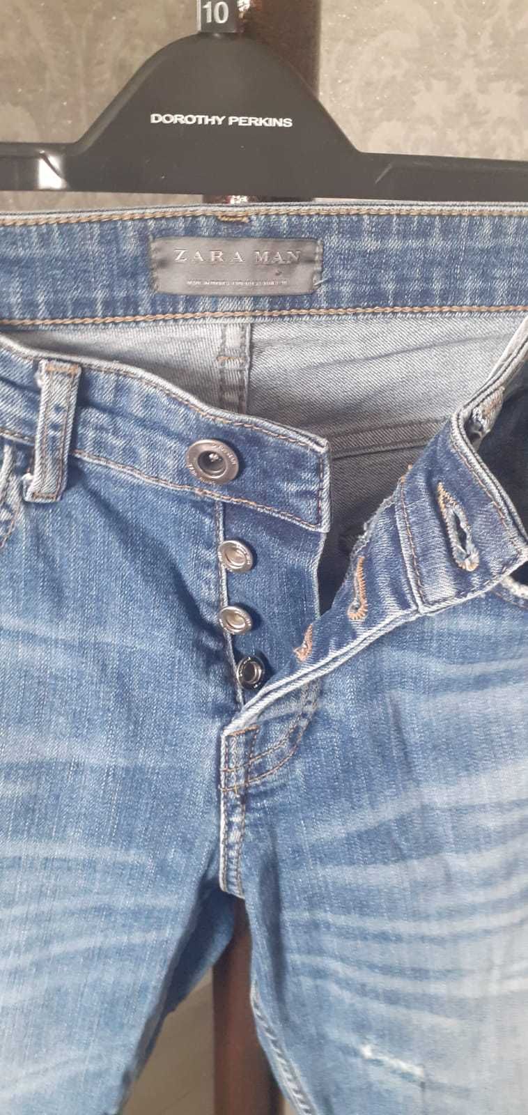 мужские джинсы ZARA на 46 размер производства Турции