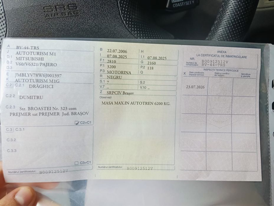 Mitsubishi Pajero/ schimb cu VW Phaeton