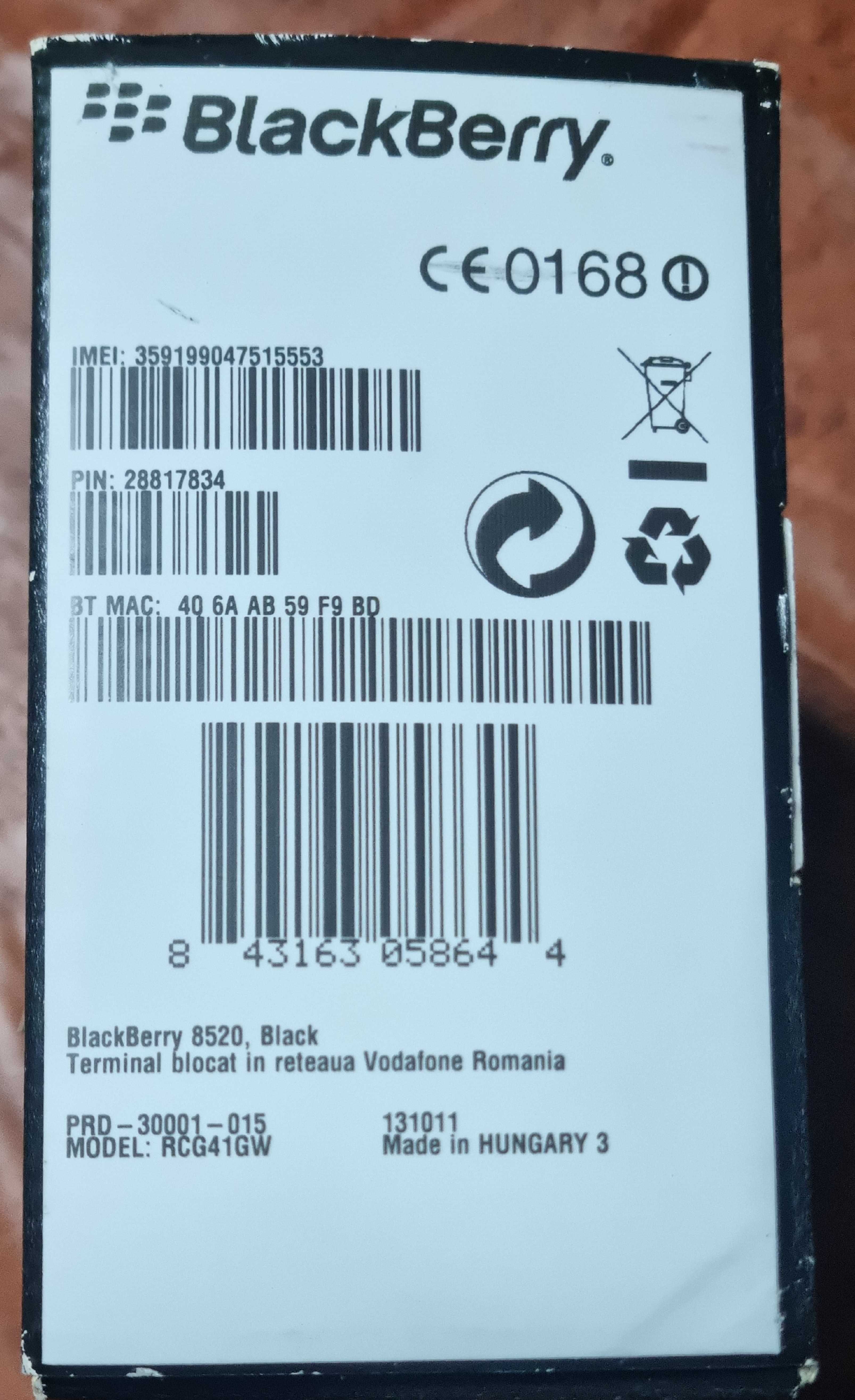 Telefon Blackberry CURVE 8520