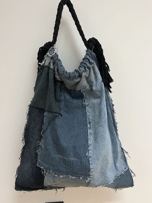 Дизайнерска дънкова чанта