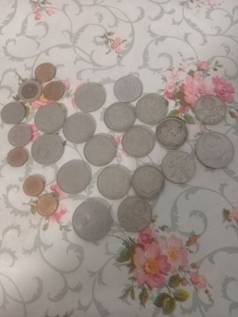 Монетки разные рубли коппейки