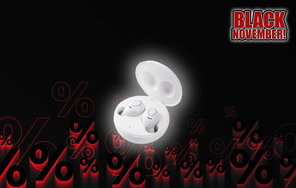 Безжични слушалки S9 (earbuds) - ЧЕРЕН МЕСЕЦ