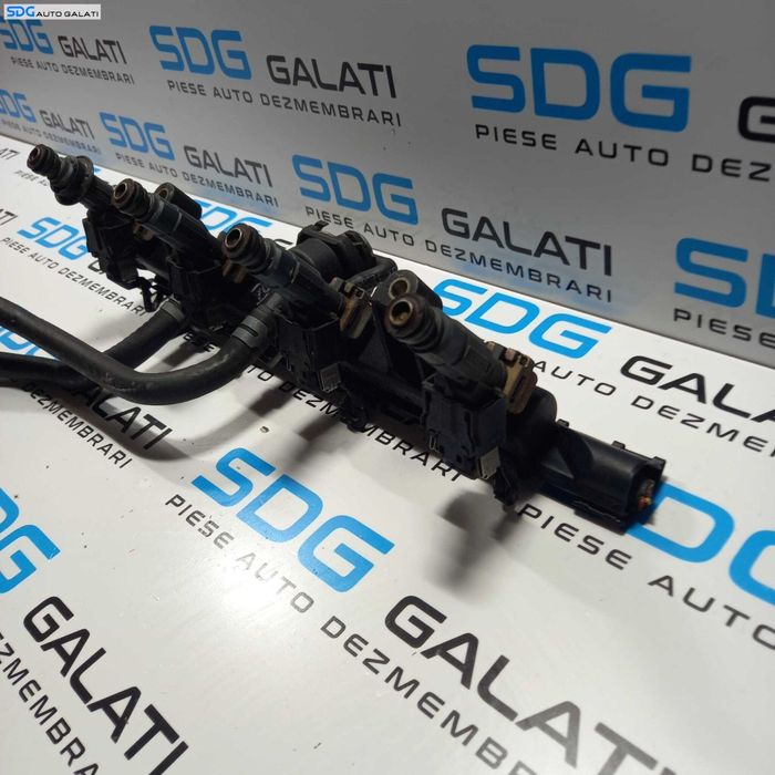Rampa Presiune Injectoare cu Injector Injectoare Volkswagen Lupo 1.4 MPI AUD 2000 - 2003 Cod 030133319AA 2435170160 [1107]