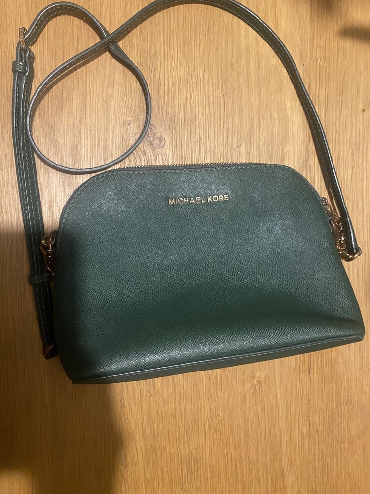 Geanta Michael Kors verde cross body