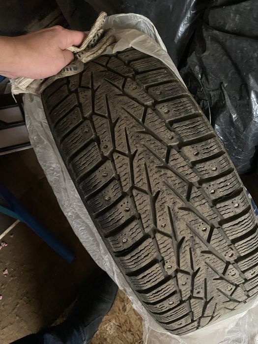 Резина зимняя шипованная