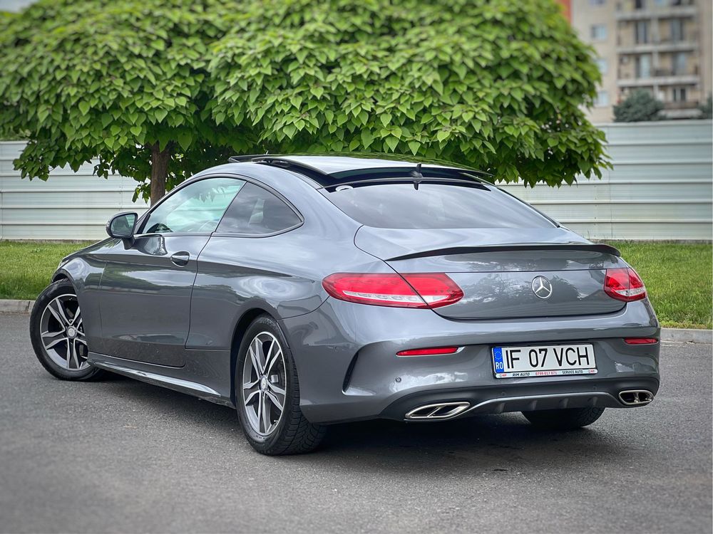 Mercedes C coupe 220d AMG panoramic