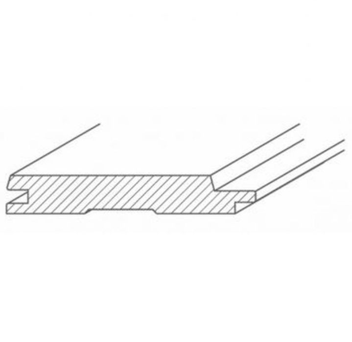 Lambriu pin nordic Thermo Trapez, Lunawood