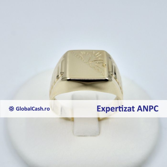 Inel barbatesc din aur de 14k, 4.32g | GlobalCash.ro #GO115088