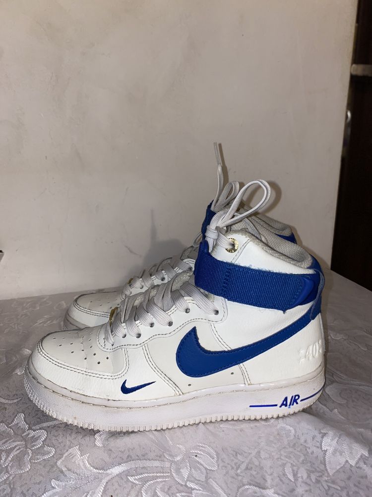 Air force 1 mid albastri