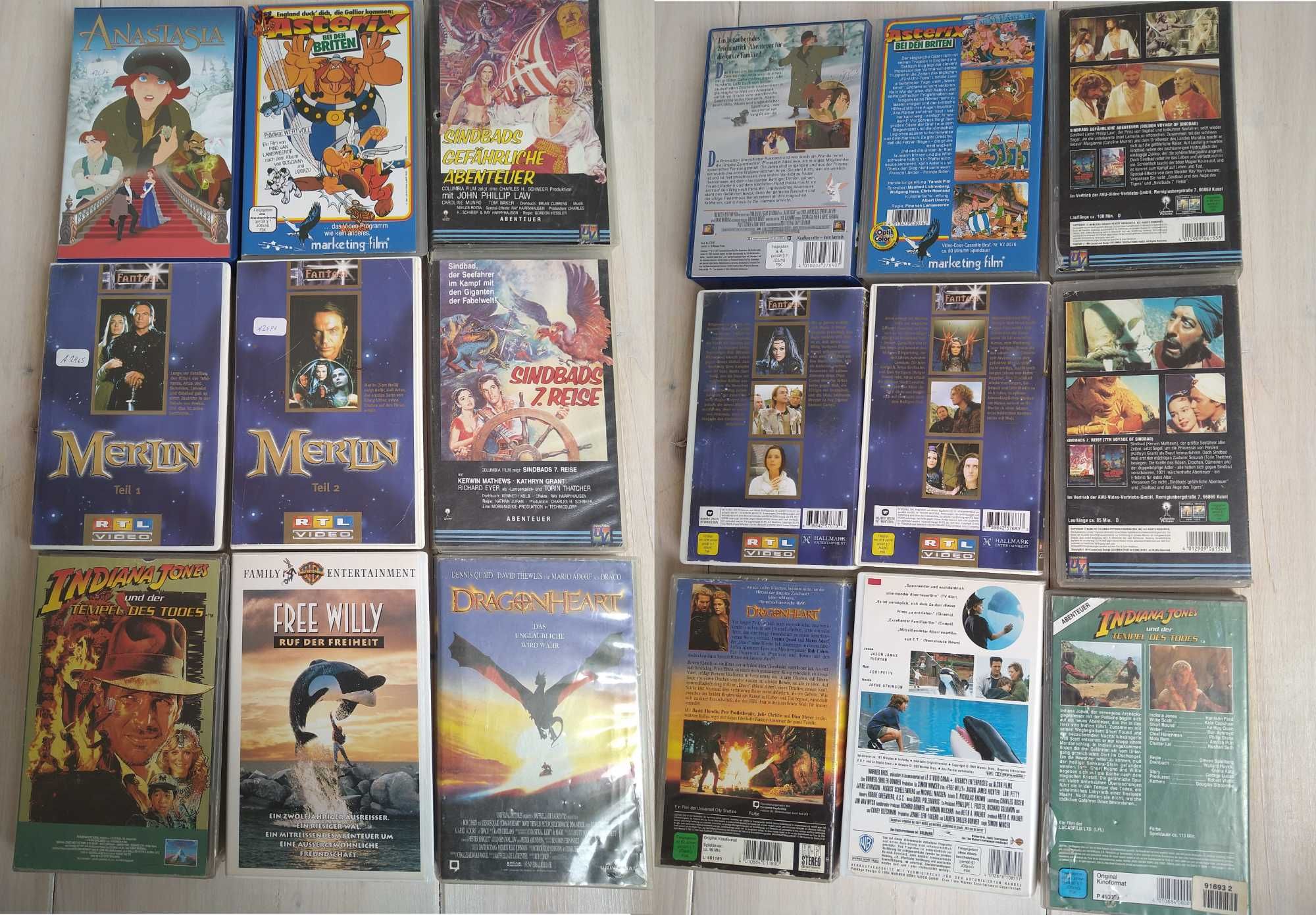 Casete video VHS pentru videorecordere