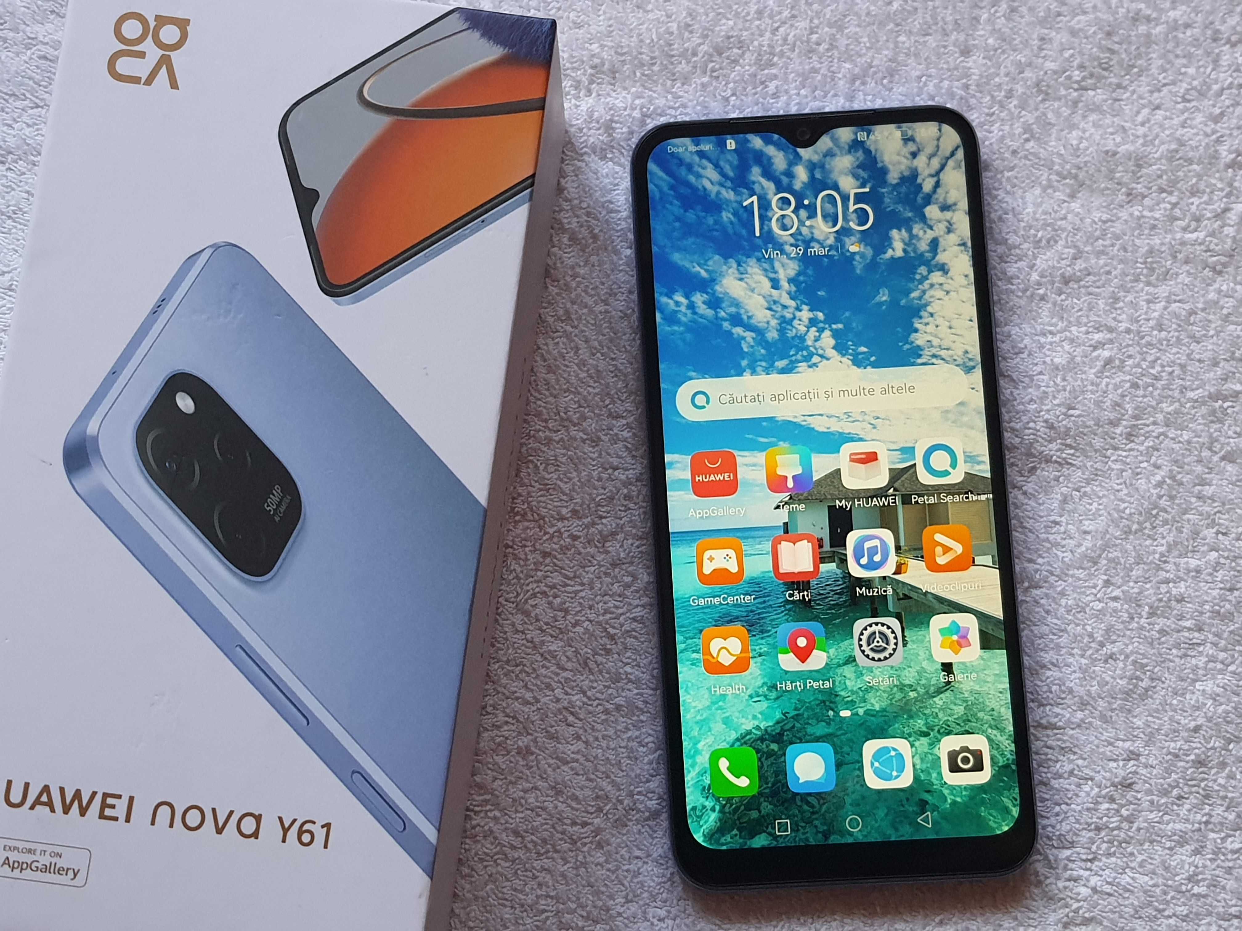 Nou! HUAWEI Nova Y61 Garantie 24luni