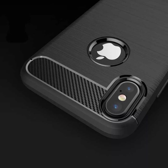 Husa cu textura de carbon pt. Iphone 6 plus, 6s Plus