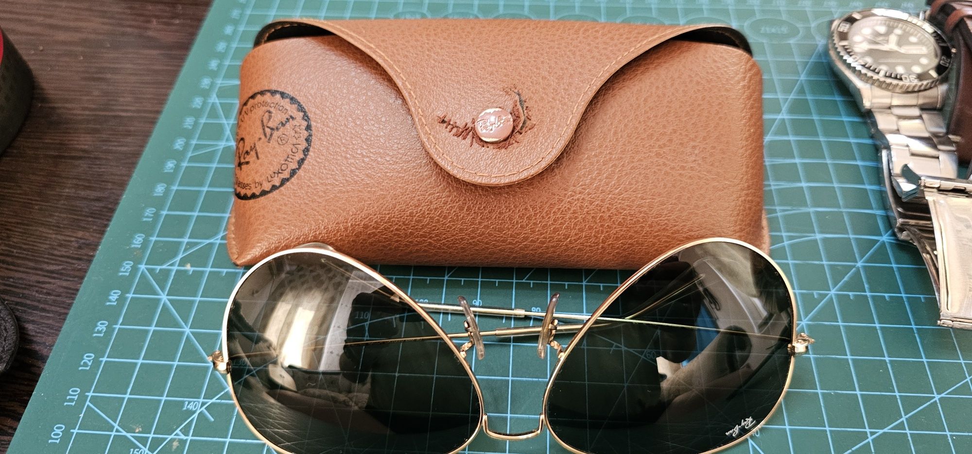 Ray Ban Large metal aviator 62 size
