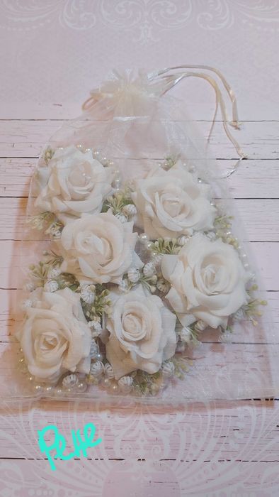 Сватбени аксесоари, кошнички, възглавнички за халки, венчета, гривни