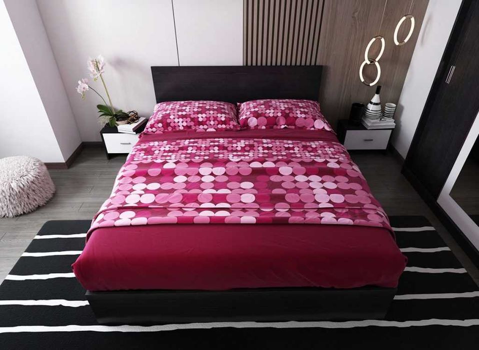 Set Mobila Dormitor Bingo F Netapitat 7 piese