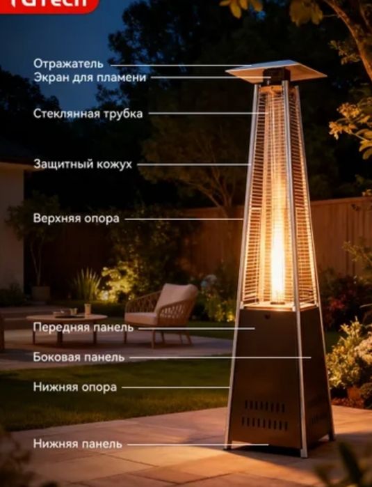 Уличный камин обогреватель Ballu