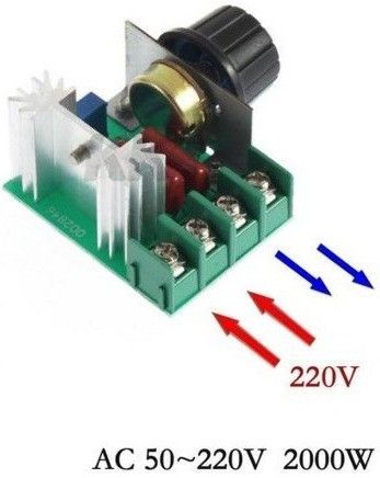 Variator tensiune regulator turatie motor curent alternativ 2000w 220V