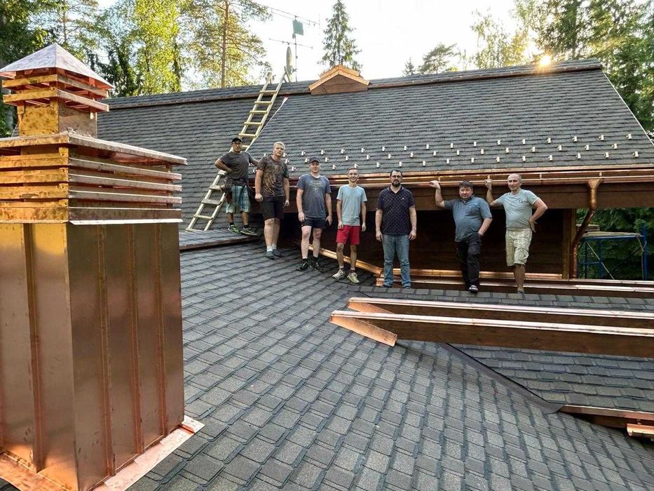 Кровельные работы, монтаж крыши, ремонт крыши