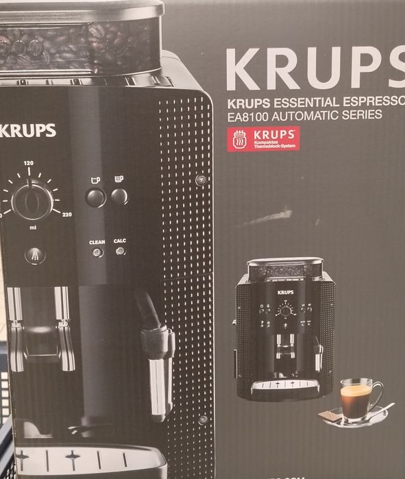 Aparat de cafea Krups - latte espresso - cafea boabe