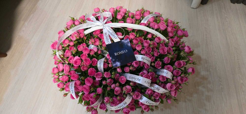 Корзина,букет цветов свежий