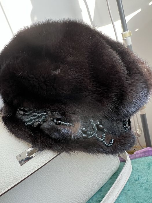 Норковая шапка, в отличном состоянии