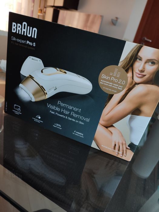 Нов Фотоепилатор Braun Silk expert Pro 5 PL5382 IPL