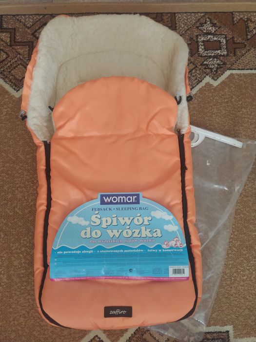 Зимен чувал за количка от овча вълна Womar