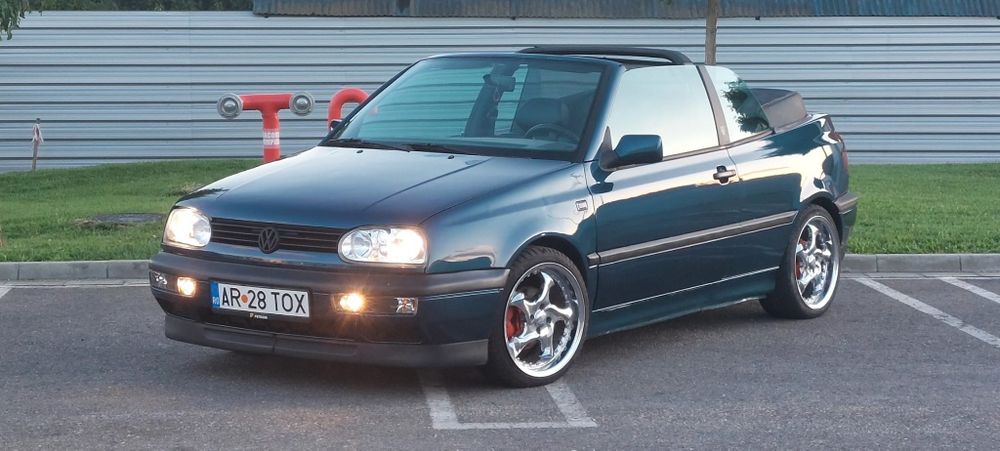 Vând Vw Golf 3 Cabrio 1.9 Tdi 1z An 1995 Cu fiscal pe loc Întreținut.
