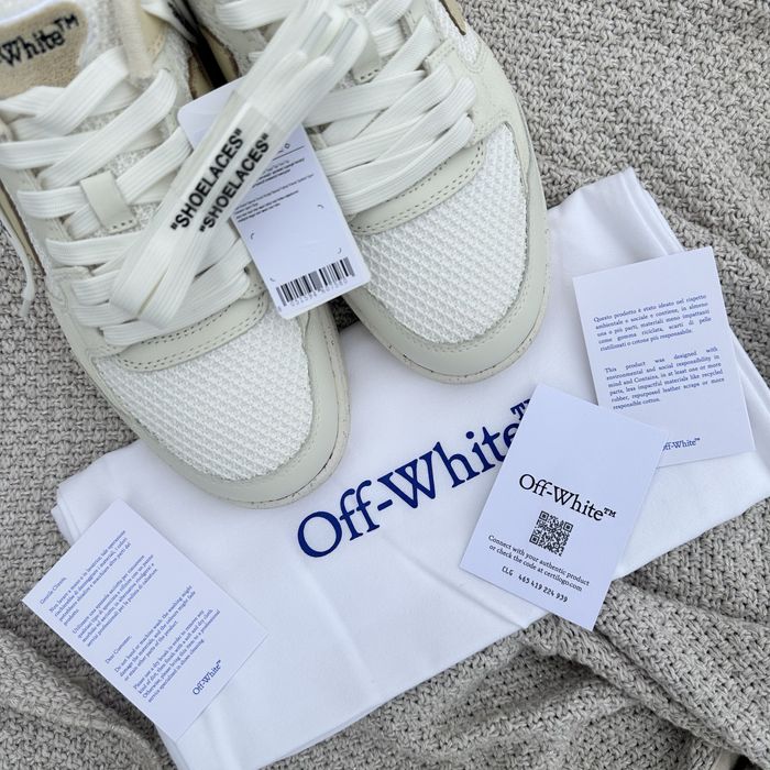 Off-White Out Of Office Cream White