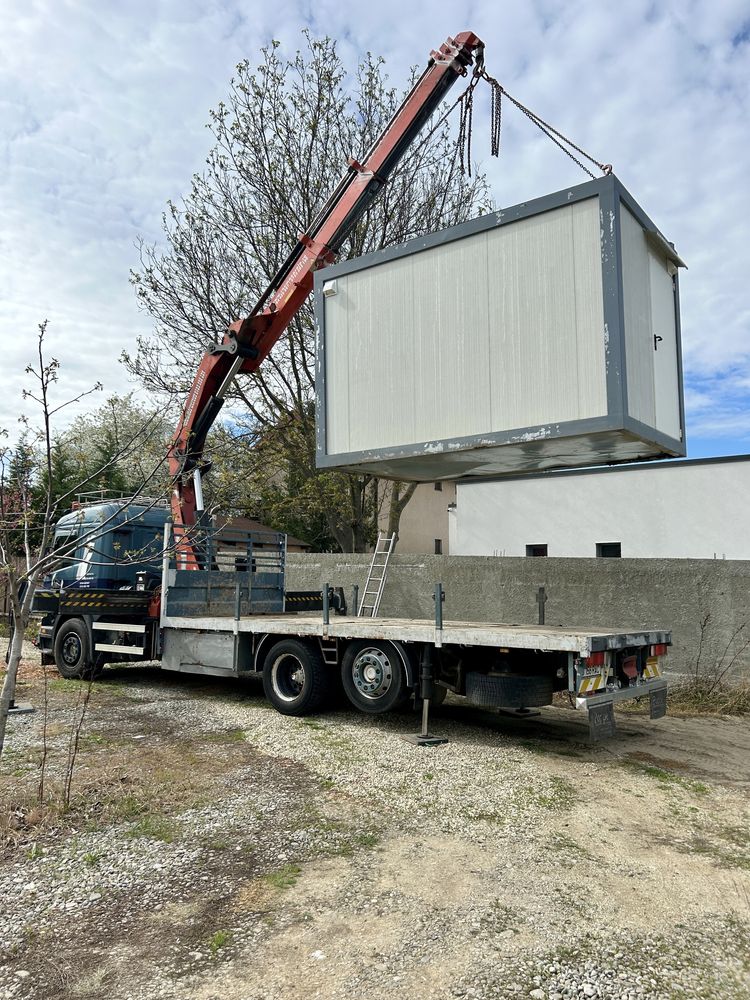 Inchiriere Camion cu Macara - Automacara - Transport Container Utilaje