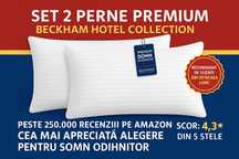 Set 2 perne Beckham Hotel Collection, 51×91 cm, racoritoare, lavabile
