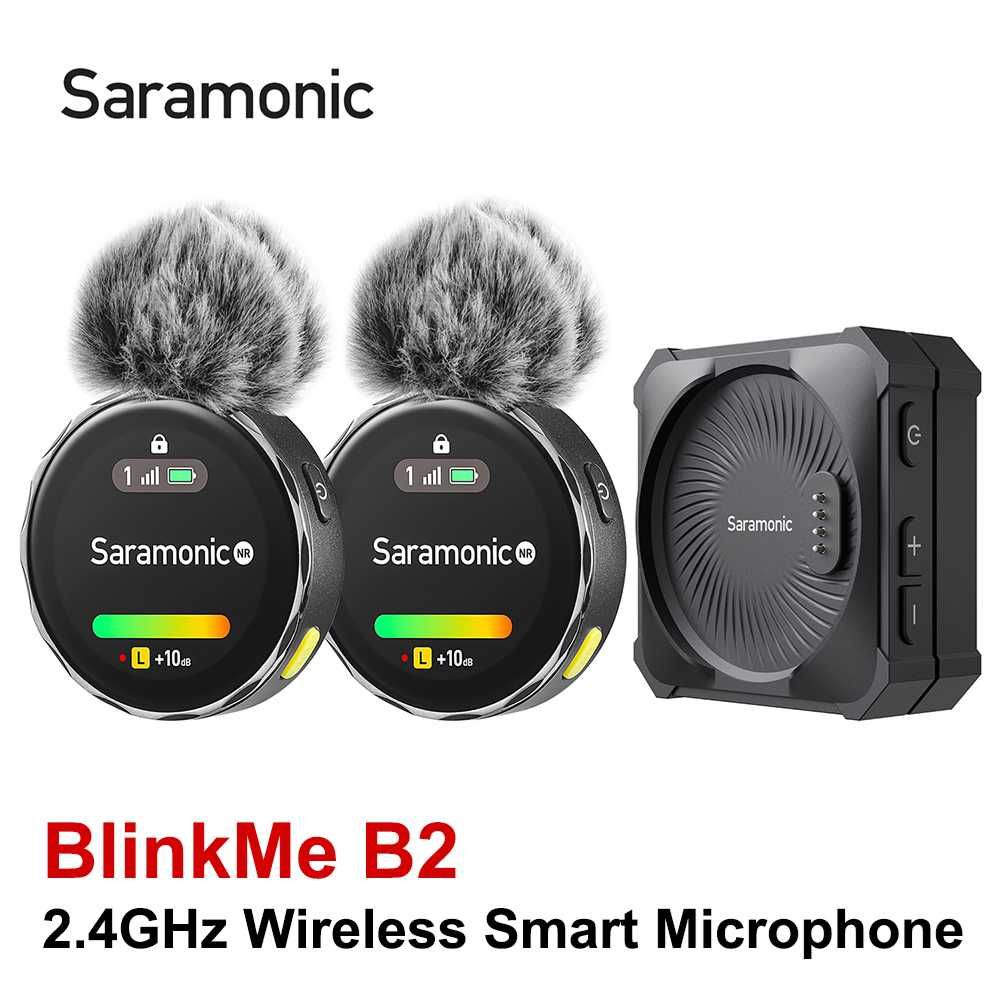 Беспроводная петличка Saramonik Blink Me B2, беспроводной микрофон