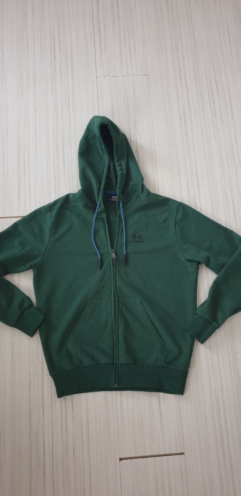 La Martina Full Zip Hoodie Mens Size M ОРИГИНАЛ! Суичер с цял Цип!