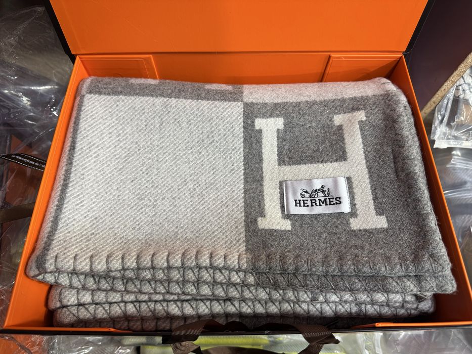 Плед из натуральной шерсти под эрме